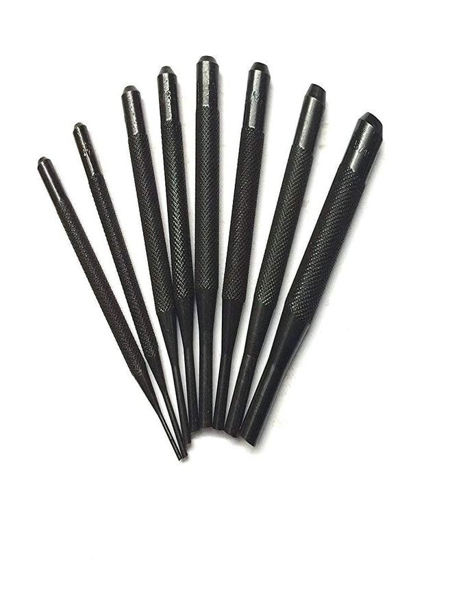 BUYOHLIC Set Of 8 Pcs Short Drive Punches Of Pin Sizes: 1/16", 3/32", 1/8", 5/32" 3/16", 7/32", 1/4", 5/16" - Image 2